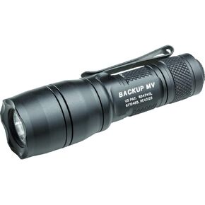 SureFire E1B-MV Backup Flashlights with Dual Output LED with MaxVision Beam Technology, Black