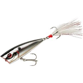 Booyah BYBP325 Boss Pop Bait, Chrome Black