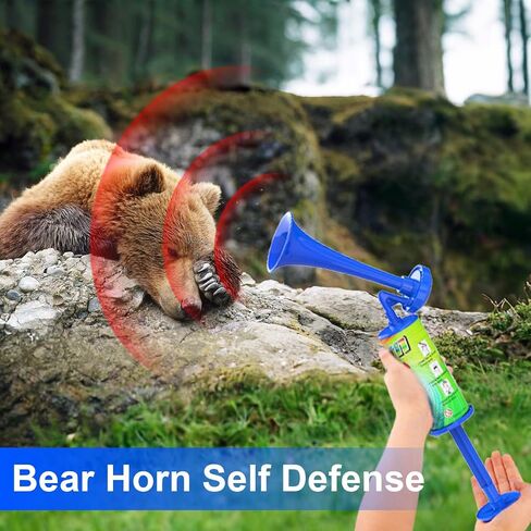 Air Horn for Hiking, Bear Horn Self Defense Loud Marine Air Horn for Boating Noise Makers 120DB Heard up to 0.5 Mile Away Portable Boat Horn Safety Alarm Scare Bears for Hiking Boating Sports Events in Saudi Arabia