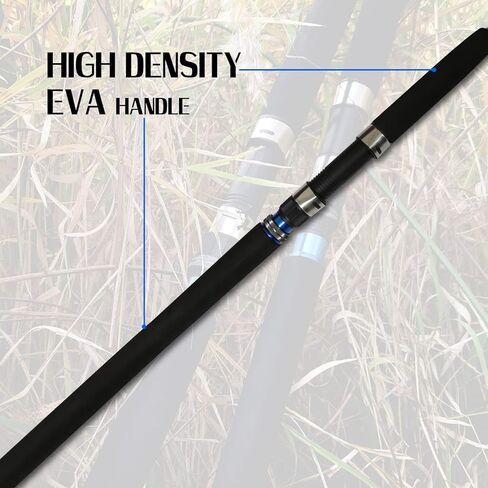 قضيب صيد السمك من Fiblink مكون من قطعة واحدة لصيد الأسماك في المياه المالحة (/30-50 رطل/50-80 رطل، 6 أقدام، ثقيل) in Kuwait