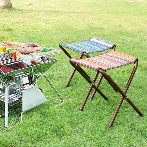 BBQ Folding Chair, Outdoor BBQ Chair, Black in Kuwait