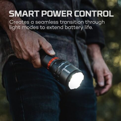 NEBO Davinci Powerful, Rechargeable and Waterproof Handheld Flashlight and Power Bank in Saudi Arabia