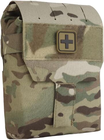 Micro Med kit Medical Pouch Tactical Molle Pouch Military First Aid Kits Bag Outdoor Sports Convenient Accessory Multicam Survival Pouch in Saudi Arabia