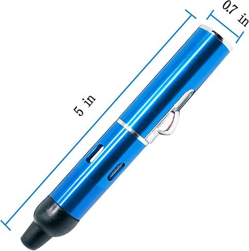 Torch Lighters, Butane Torch Lighter, Adjustable Flame Torch Lighter, Butane Refillable Gas Torch Lighter for Kitchen BBQ, Mens Gifts (1 Sky Blue) in Saudi Arabia