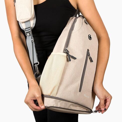 Expandable Crossbody Sling Bag, Travel Hiking Chest Bag for Men and Women in Saudi Arabia