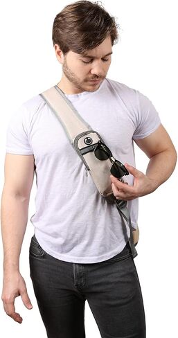 Expandable Crossbody Sling Bag, Travel Hiking Chest Bag for Men and Women in Saudi Arabia