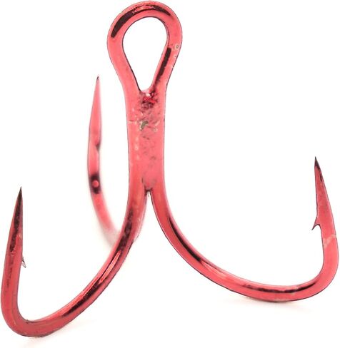 Mustad KVD Elite Triple Grip Treble 2X قصير 1X قوي - أحمر 4 in Saudi Arabia