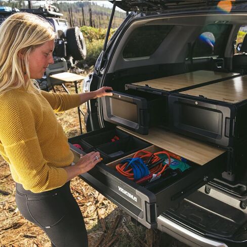 وحدة قاعدة من الألومنيوم القوي من Yakima MOD HomeBase XL لنظام الأدراج مع سطح علوي تشطيب ممتاز ومقسم درج داخلي in Saudi Arabia