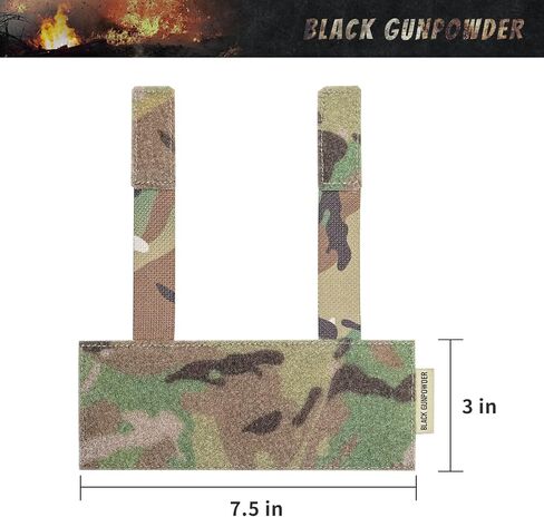 Molle Panel Tactical Morale Patches Board Even Number Gear Attachment (Ranger Green, 7.5 x 3 in, 1 Piece) in Saudi Arabia
