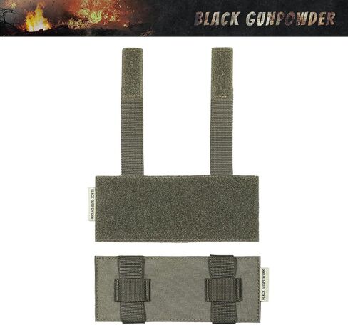 Molle Panel Tactical Morale Patches Board Even Number Gear Attachment (Ranger Green, 7.5 x 3 in, 1 Piece) in Saudi Arabia