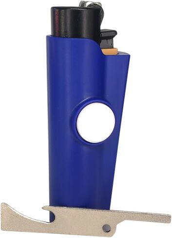 حافظة ولاعة Flicker Spinner® من FLKR LYTR ​​- حافظة متعددة الوظائف لعشاق EDC، تململ للبالغين، ملحق حافظة ولاعة ممتعة - للأكمام الأخف القياسية للمقص in Saudi Arabia