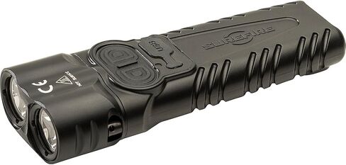 Lumintrail Sure Fire Stiletto PRO II (PLR-C) مصباح جيب متعدد المخارج قابل لإعادة الشحن 1500 لومن حزمة LED مع محول حائط USB - مصباح يدوي تكتيكي EDC، مخرج قابل للبرمجة، مشبك جيب in Saudi Arabia