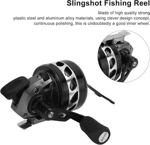 Slingshot Fishing Reel, Fishing Reel High Speed Casting Wheel Slingshot Fishing Reel, Spincast Fishing Reel Slingshot for Fishing Replacement (BL39) in Saudi Arabia