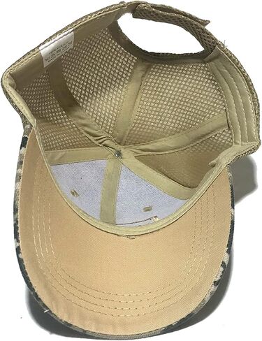 Camouflage Camo Men’s Unisex Mesh Trucker Special Tactical Operator Forces USA Flag Patch Military Cap Strap Back Dad Hat in Saudi Arabia