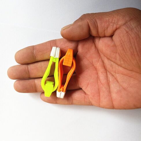 Mini Power Grip Planer Board Snap Trolling Weight Release Clip in Ring Boat Outfitting,2 1/2-Inch,Orange/Yellow in Saudi Arabia