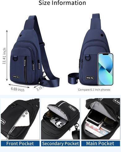 Seoky Rop Sling Bag for Women Men One Shoulder Crossbody Bag Backpack Fanny Pack Cross Body Bags for Travel Day Trip Army Green in Saudi Arabia