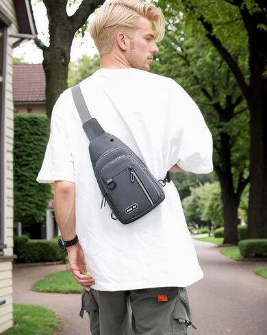 حقيبة Seoky Rop Sling للنساء والرجال بكتف واحد حقيبة كروسبودي حقيبة ظهر Fanny Pack حقائب كروس للجسم للسفر والرحلة النهارية in Kuwait