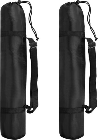 PATIKIL 28 Inch Ultra Mini Chair Replacement Bag, 2 Pack Foldable Tripod Carry Case Storage Bag with Shoulder Strap for Outdoor Travel, Black in Saudi Arabia