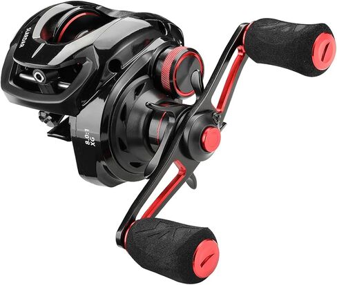 بكرات صيد الطعم SeaKnight SLARDAR، بكرات Baitcaster 10+1BB بكرة صيد - 7.0:1/8.0:1 نسبة تروس، سحب من ألياف الكربون 17.6 رطل، نظام فرامل مغناطيسي 10 مستويات، بكرة صيد منخفضة المستوى in Kuwait