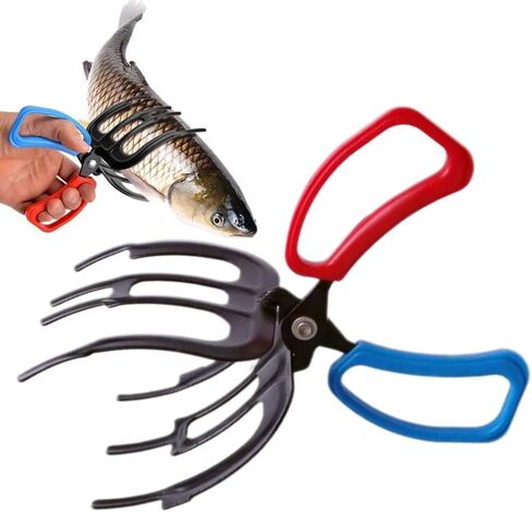 قابض سمك ثلاثي الشعب مطور لعام 2024 - كماشة صيد مع تحكم معدني في الأسماك - مخلب منتزع الأسماك متعدد الاستخدامات in Kuwait