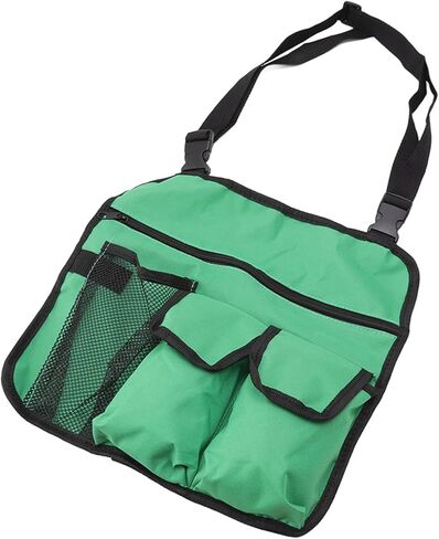 كرسي التخييم حقيبة معلقة مسند الذراع كرسي الشاطئ العلبة حقيبة منظم حقيبة حمل معلقة مقاوم للماء قماش أكسفورد جيوب متعددة تنظيم الكتف بجانب حقيبة التخزين للصيد في الهواء الطلق (أخضر) in Kuwait