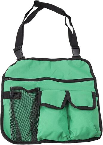 كرسي التخييم حقيبة معلقة مسند الذراع كرسي الشاطئ العلبة حقيبة منظم حقيبة حمل معلقة مقاوم للماء قماش أكسفورد جيوب متعددة تنظيم الكتف بجانب حقيبة التخزين للصيد في الهواء الطلق (أخضر) in Kuwait