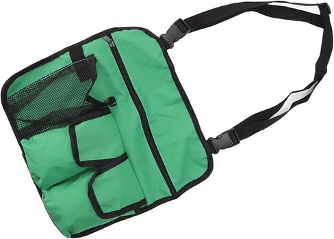 كرسي التخييم حقيبة معلقة مسند الذراع كرسي الشاطئ العلبة حقيبة منظم حقيبة حمل معلقة مقاوم للماء قماش أكسفورد جيوب متعددة تنظيم الكتف بجانب حقيبة التخزين للصيد في الهواء الطلق (أخضر) in Kuwait