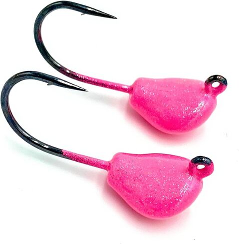 Tautog Jig, Sheepshead Jig, 2 Pack, Standup Style Tog Jig, Ultra Tough Powder Coat Finish with 2X hook, 1/2-2oz Sizes, Multiple Colors, Made in The USA in Saudi Arabia