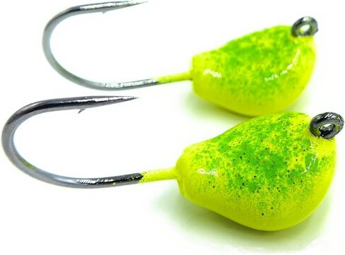 Tautog Jig, Sheepshead Jig, 2 Pack, Standup Style Tog Jig, Ultra Tough Powder Coat Finish with 2X hook, 1/2-2oz Sizes, Multiple Colors, Made in The USA in Saudi Arabia