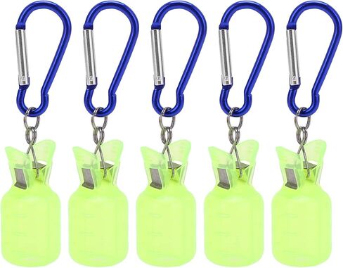 واقي خطاف الحبار، 5 قطع من غطاء خطاف الحبار البلاستيكي مع حلقة تسلق لخطاف صيد الروبيان in Kuwait