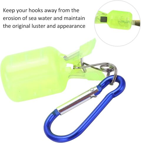 واقي خطاف الحبار، 5 قطع من غطاء خطاف الحبار البلاستيكي مع حلقة تسلق لخطاف صيد الروبيان in Kuwait