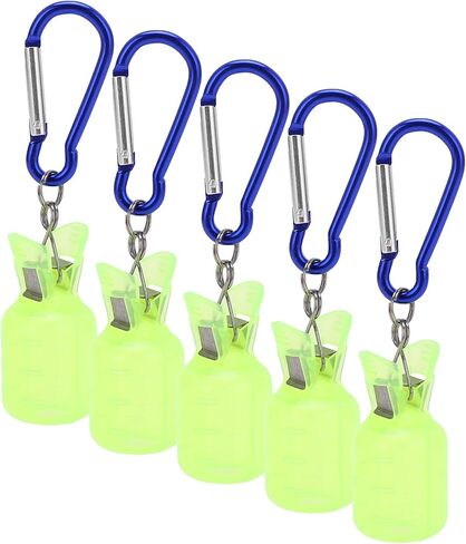 واقي خطاف الحبار، 5 قطع من غطاء خطاف الحبار البلاستيكي مع حلقة تسلق لخطاف صيد الروبيان in Kuwait