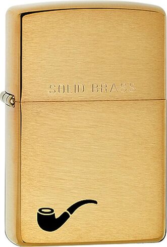 Genuine Solid Brass Pipe Lighter with Pipe Logo Zippo Lighter in Saudi Arabia