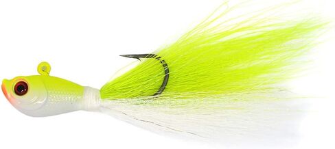Kmucutie 2 pcs Deer Tail haiKr bucktail Jig Saltwater or Freshwater Bait 2oz / 3oz/4oz/6oz/8oz，for bass flounder fluke Striper Fishing Lure in Saudi Arabia