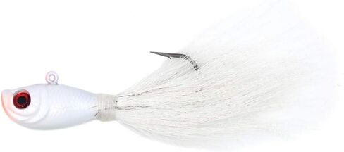 Kmucutie 2 pcs Deer Tail haiKr bucktail Jig Saltwater or Freshwater Bait 2oz / 3oz/4oz/6oz/8oz，for bass flounder fluke Striper Fishing Lure in Saudi Arabia
