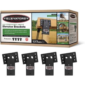 Compound Angle Elevator Brackets, Set of 4