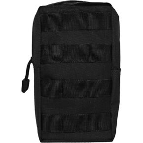 Tactical Molle Pouch Double Molle Straps 7.75" x 4.25" x 2" with Zipper Closure Compartment and Molle Webbing On The Front 52885