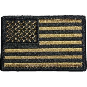 Tactical USA Flag Patch Coyote Tan 2"x3" by Ranger Return (TACT-USAF-COYT)