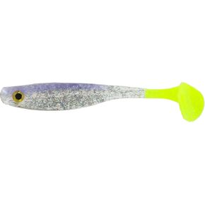 Big Bite Baits 3.5" Suicide SHAD/Open Night Chartreuse Tail (5 Pack)