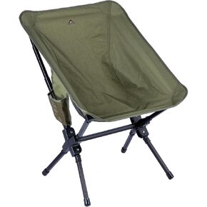 iClimb Easy Setup Camping Folding Chair Light Compact with Carry Bag (Black)