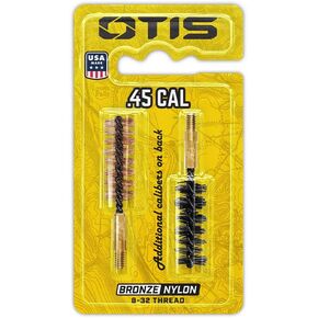 Otis Technology Bore Brush Pack .44 Cal./.45 Cal. 2 pk, Brass
