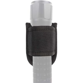 ROCOTACTICAL Open Top Compact Light Holder, 1680 Denier Ballistic Nylon, Duty Belt D Cell Light Carrier Case
