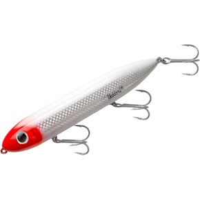 Heddon Super Spook Topwater Fishing Lure for Saltwater and Freshwater, Red Head Holo, Super Spook (7/8 oz)