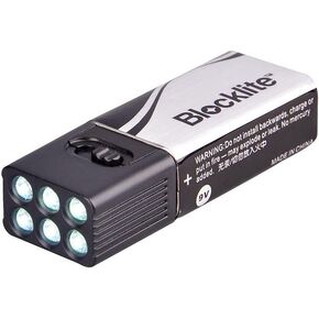 Lixada LED Handheld Flashlight 9 Volt Mini Camping Flashlight Super Bright Pokect Battery Light Torch for Outdoor Camping, Hiking, Hunting, Fishing