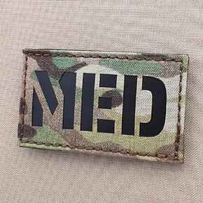 MED Medic EMS Lasercut Patch (IR,Multicam)