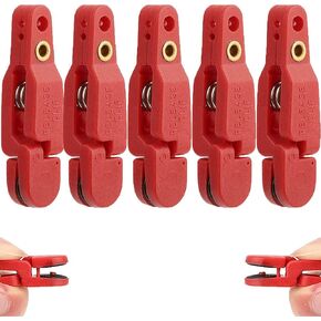 5pcs Heavy Tension Snap Release Clips, Fishing Downrigger Clips with Key Ring, Outrigger Line Clip, Snap Release Clips for OffshoreTrolling Fishing Planer Board