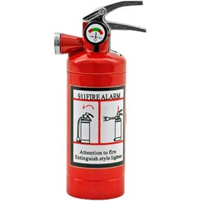 Fire Extinguisher Novelty Refillable Butane Cigar Cigarette Vintage Antique,Lighter Qty: 1