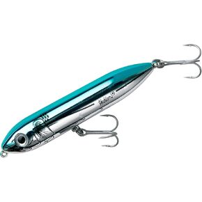 Heddon Super Spook Topwater Fishing Lure for Saltwater and Freshwater, Blue Chrome, Super Spook Jr (1/2 oz)