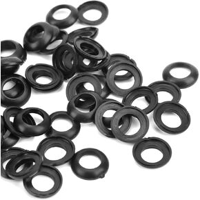 Fishing Winding Check Ring, 60pcs Fishing Rod Building Silicone Elastic Winding Check Dress Ring Trim Ring Adapter(8.5MM) Fishing Supplies