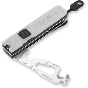 Keyport Utility Plus Kit: MOCA2 11-in-1 Keychain Multitool + Pocket Flare 2.0 Mini Flashlight + Pocket Clip | Keychain Bottle Opener Multi-Tool w/Mini Flash Light | Compact EDC Gear | Travel Safe